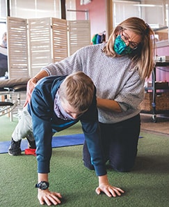 Physical Therapy with Child