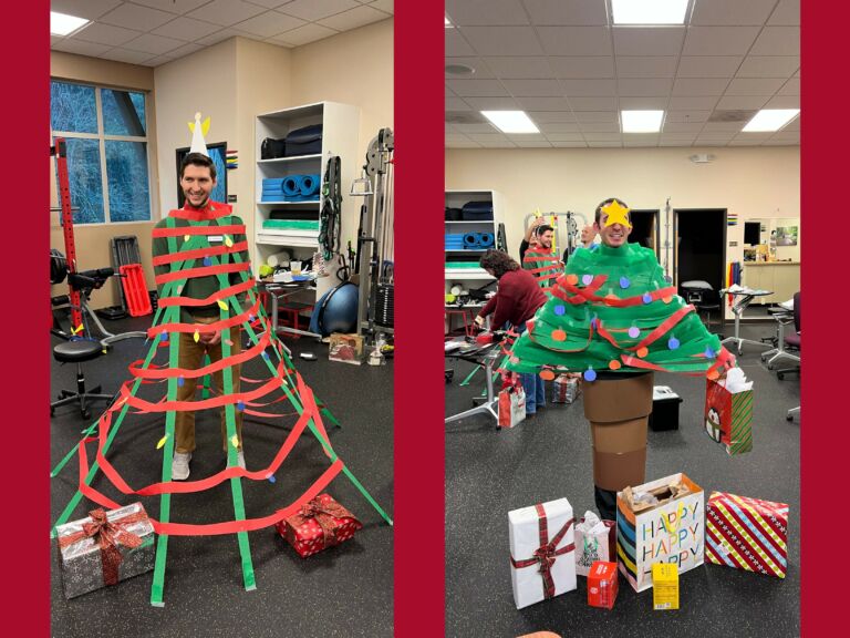 South Salem Physical Therapy holiday party Christmas Tree competition.