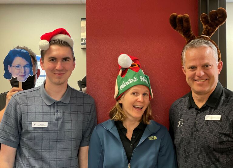West Eugene Physical Therapy holiday hats